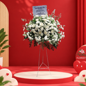 Pesan sekarang Bunga Berdiri (Standing Flower) hanya di Nadlin Florist. Hubungi WA/Telepon 0857-2105-9283 atau kunjungi nadlinflorist.com untuk info harga, pilihan desain, dan pemesanan.