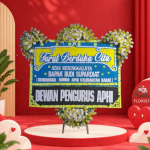 Pesan sekarang Bunga Papan Duka Cita Bubulak Bogor Barat hanya di Nadlin Florist.