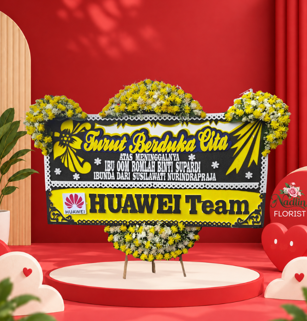 bunga papan turut berduka cita Rawalumbu Bekasi
