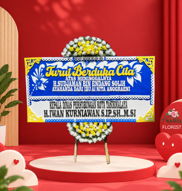 Bunga Papan Turut Berduka Cita Tasikmalaya